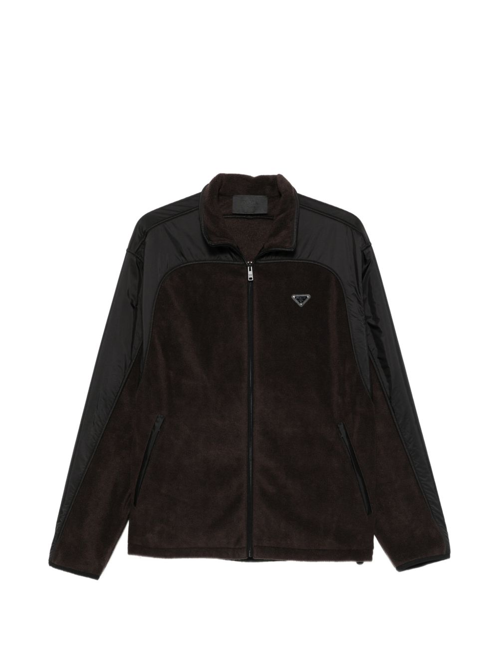 Prada Men Re-Nylon And Fleece Blouson Jacket