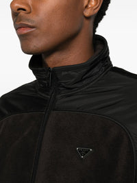 Prada Men Re-Nylon And Fleece Blouson Jacket