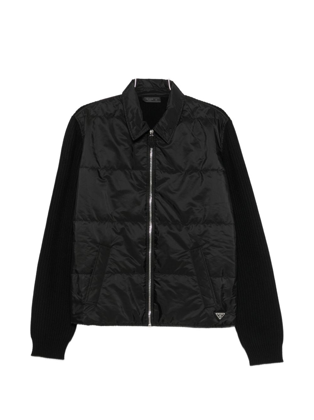 Prada Men Wool And Re-Nylon Cardigan