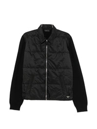 Prada Men Wool And Re-Nylon Cardigan
