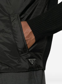 Prada Men Wool And Re-Nylon Cardigan