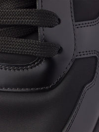 Prada Men Prax 01 Re-Nylon And Leather Sneakers