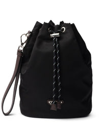 PRADA Prada Men Prada Speedrock Re-Nylon And Leather Pouch