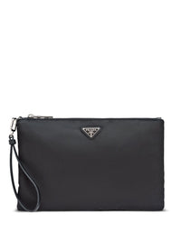Prada Men Re-Nylon And Saffiano Pouch