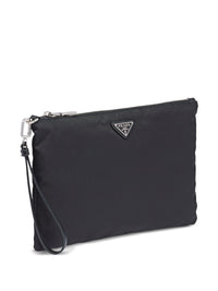 Prada Men Re-Nylon And Saffiano Pouch
