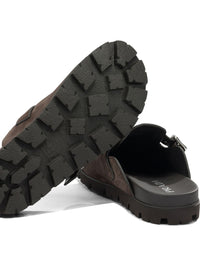 Prada Men Suede Leather Slippers