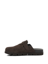 Prada Men Suede Leather Slippers