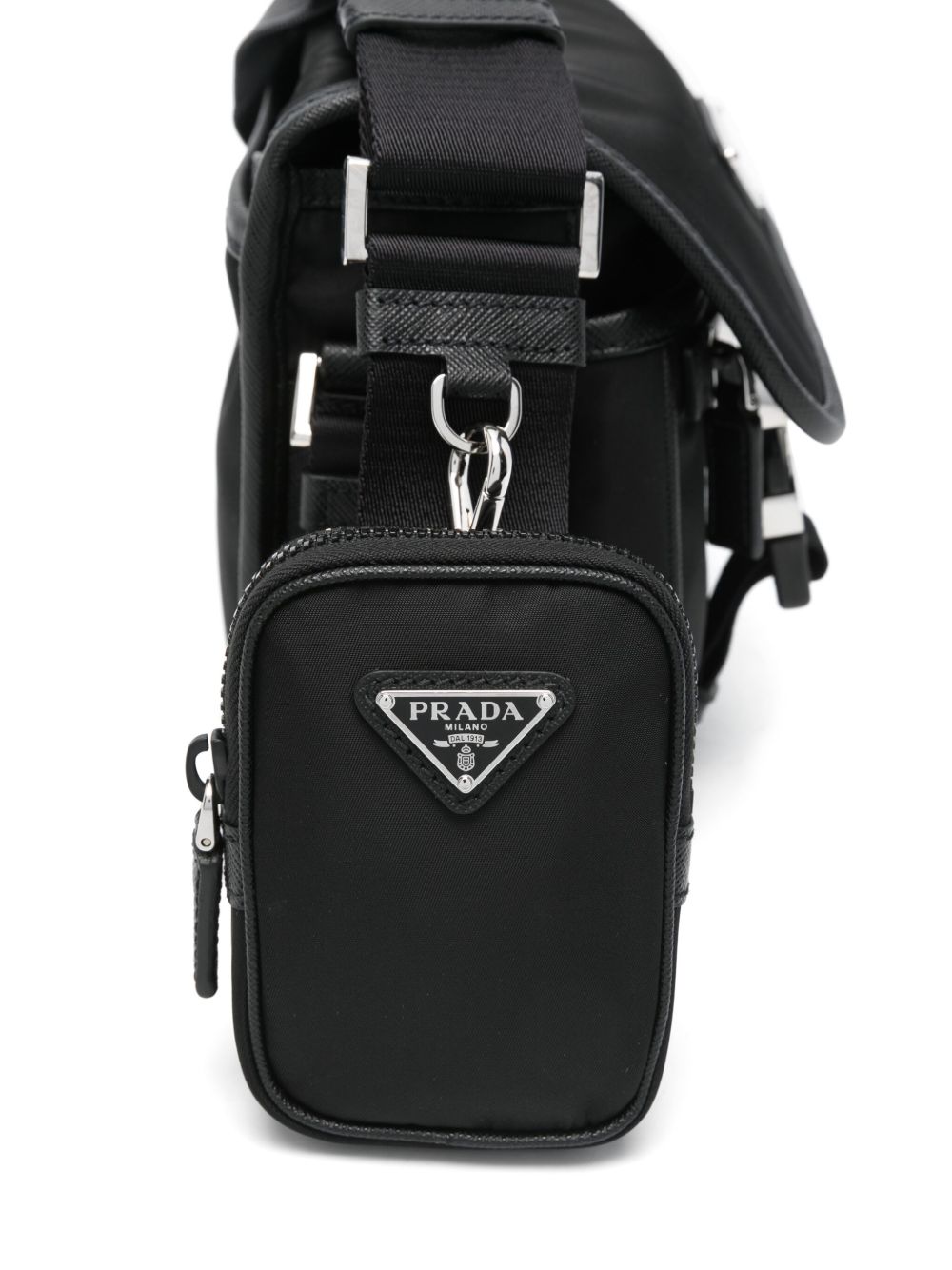PRADA Prada Men Re-Nylon And Saffiano Crossbody Bag