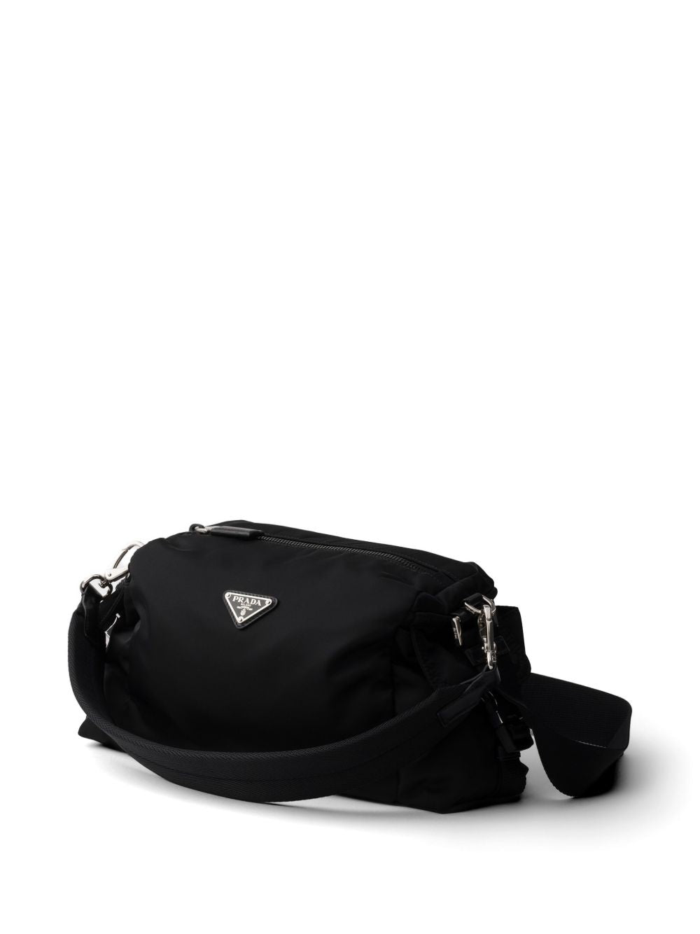 Prada Men Prada Explore Re-Nylon And Leather Shoulder Bag