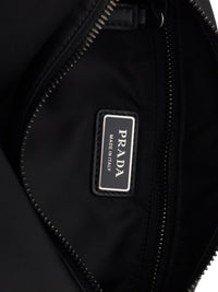 Prada Men Prada Explore Re-Nylon And Leather Shoulder Bag