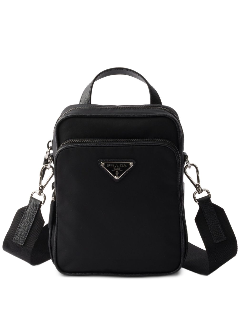 Prada Men Re-Nylon And Saffiano Shoulder Bag