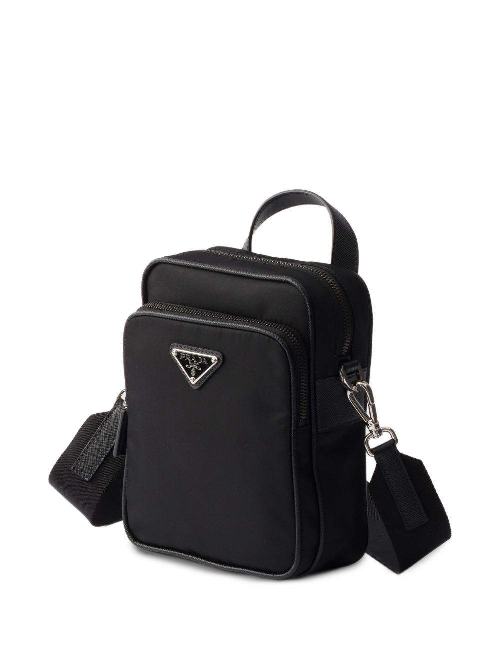 Prada Men Re-Nylon And Saffiano Shoulder Bag
