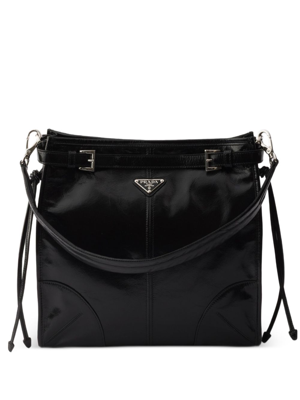 Prada Men Leather Crossbody Bag