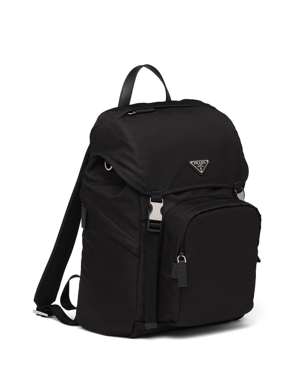 Prada Men Re-Nylon Amd Saffiano Backpack