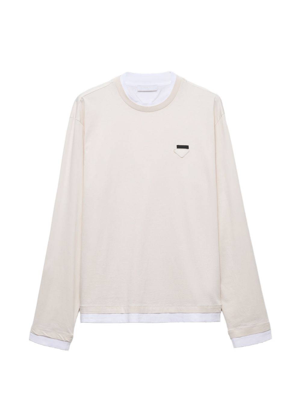 Prada Men Logo Cotton T-Shirt
