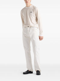 Prada Men Logo Cotton T-Shirt