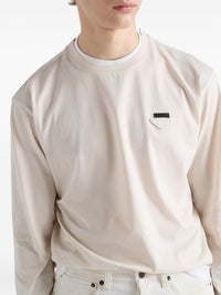 Prada Men Logo Cotton T-Shirt