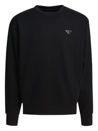 Prada Men Logo Cotton Sweatshirt