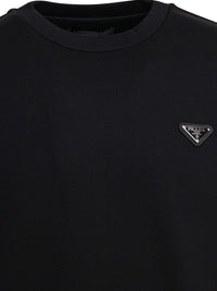 Prada Men Logo Cotton Sweatshirt