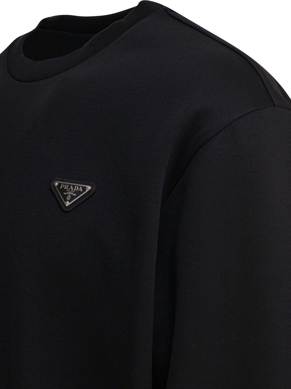 Prada Men Logo Cotton Sweatshirt