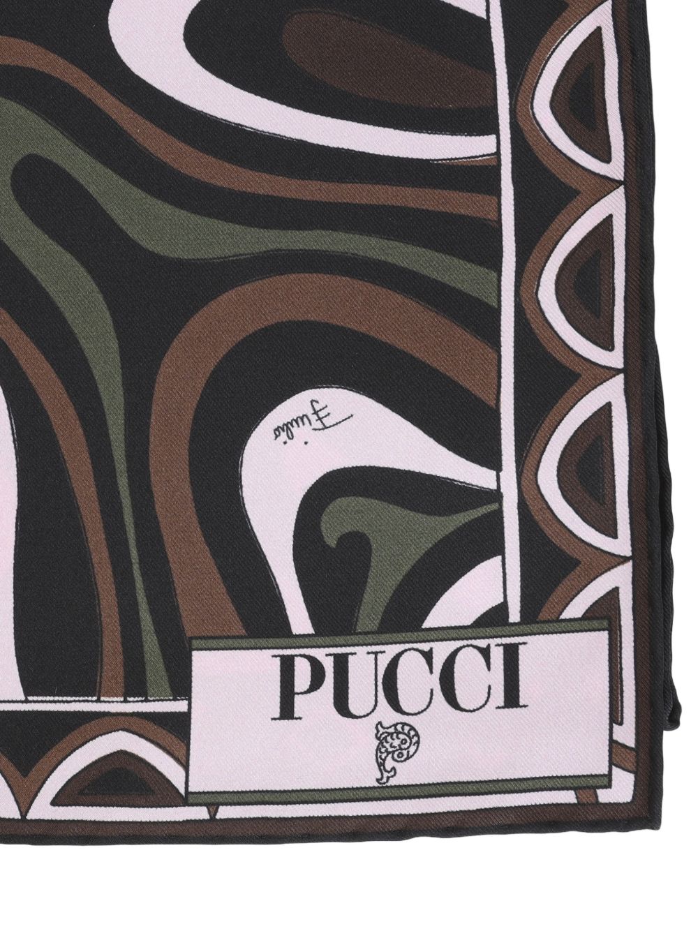 Pucci Women Printed Silk Foulard