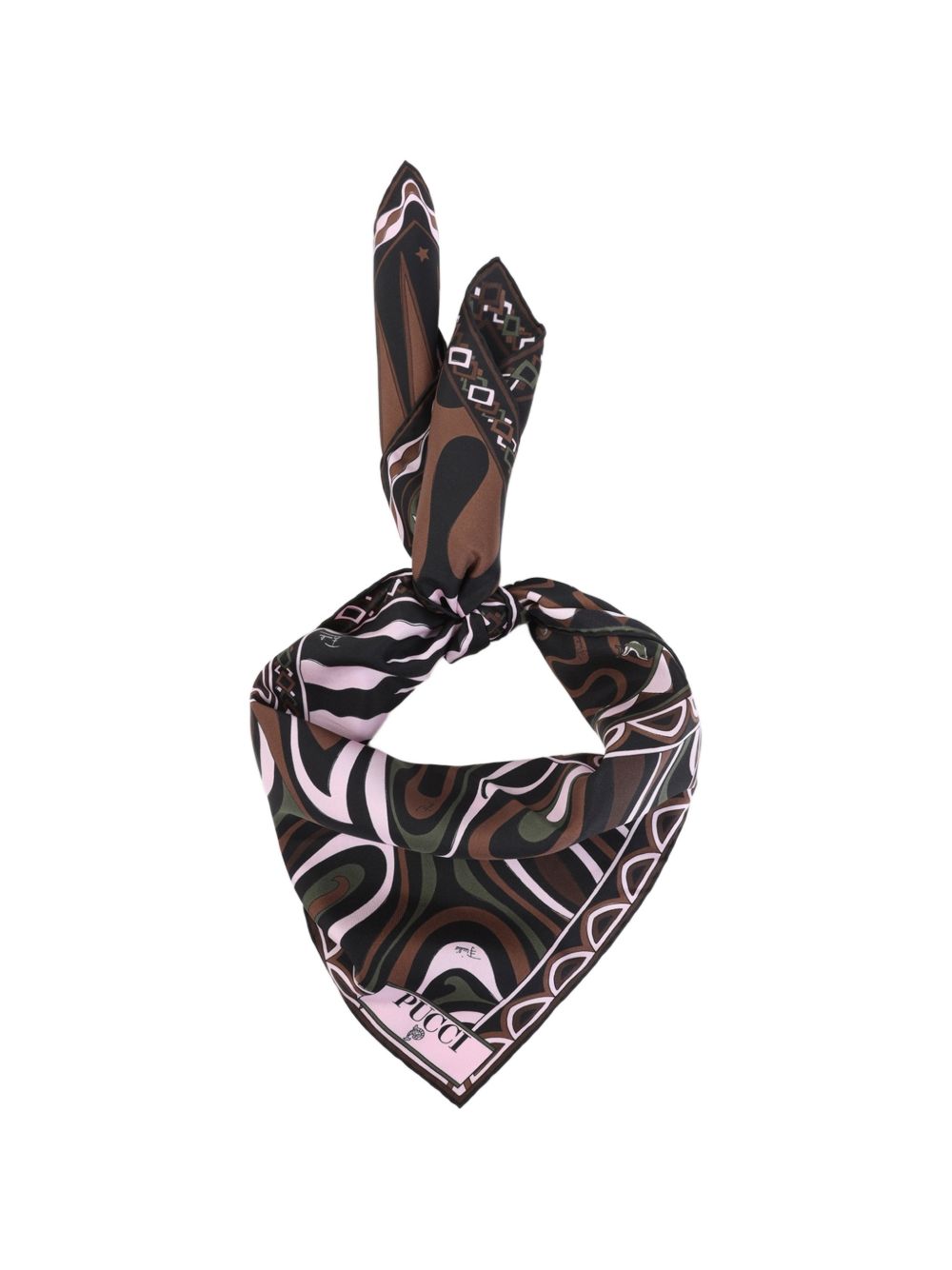 Pucci Women Printed Silk Foulard
