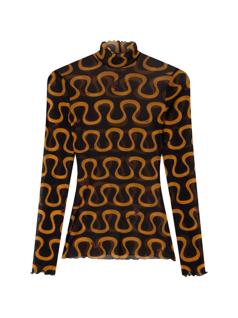 Pucci Women Printed Turtle-Neck Sweater