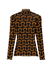 Pucci Women Printed Turtle-Neck Sweater