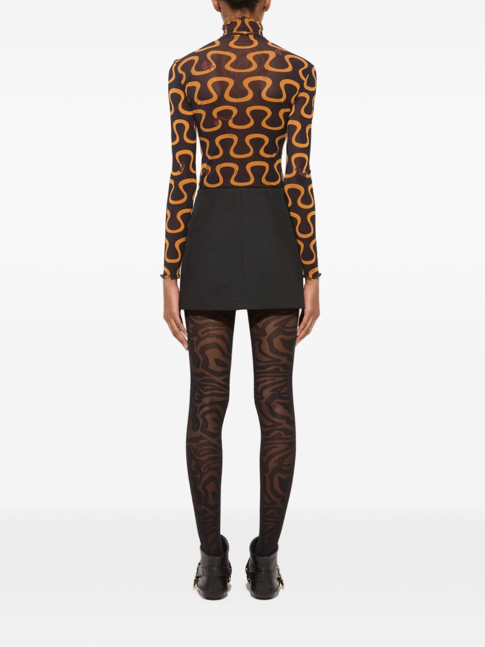 Pucci Women Printed Turtle-Neck Sweater