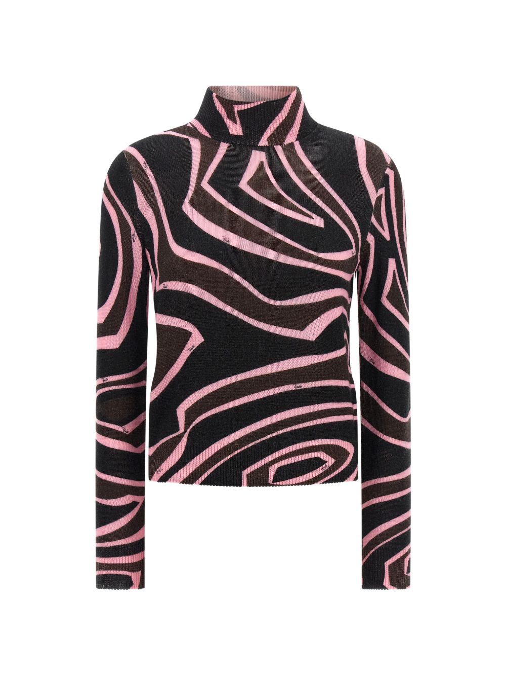 PUCCI Pucci Women Printed Wool Turtle-Neck Sweater