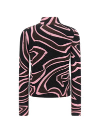 PUCCI Pucci Women Printed Wool Turtle-Neck Sweater