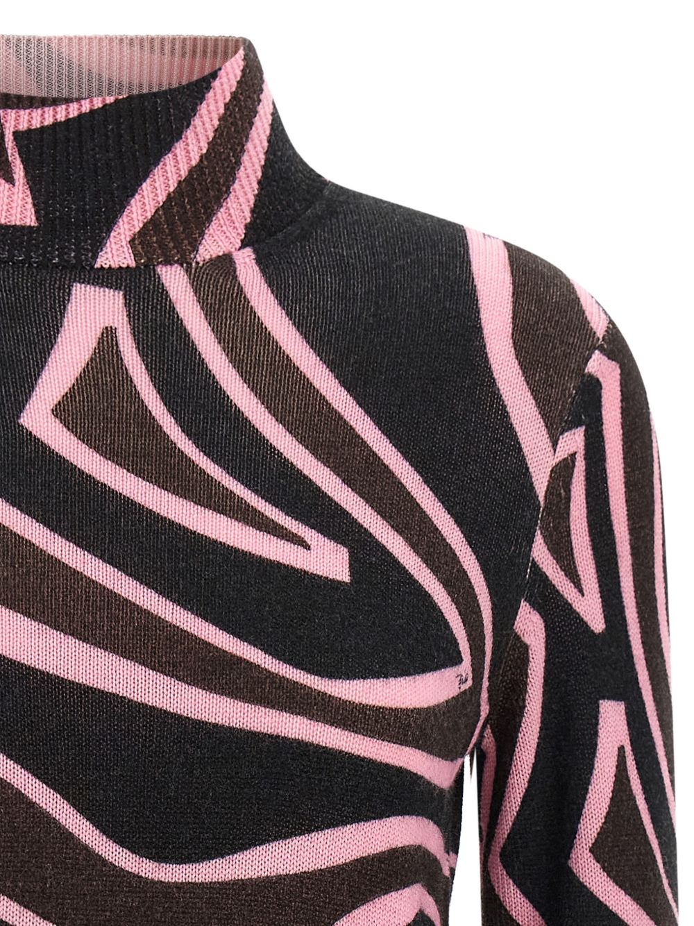 PUCCI Pucci Women Printed Wool Turtle-Neck Sweater