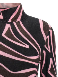 PUCCI Pucci Women Printed Wool Turtle-Neck Sweater