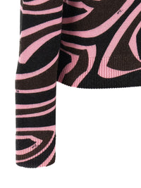 PUCCI Pucci Women Printed Wool Turtle-Neck Sweater