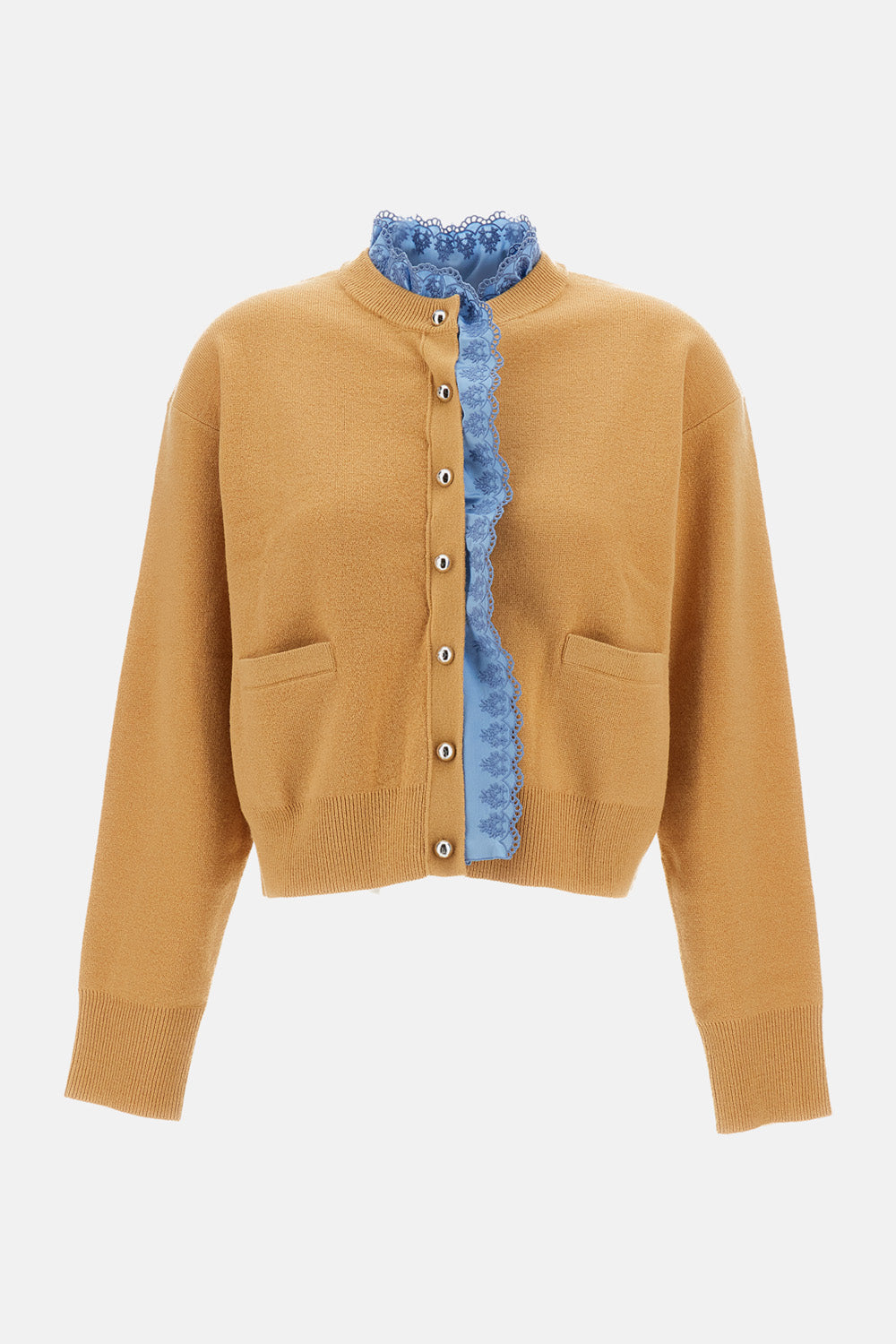 Rabanne Women Cardigan With Satin Insert