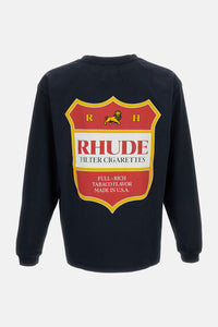 Rhude Rhude Men Filtaro Crest Long Sleeved T-Shirt