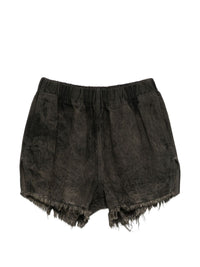 Rick Owens Women Denim Cotton Shorts