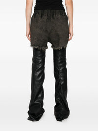 Rick Owens Women Denim Cotton Shorts