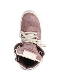Rick Owens Women Geobasket Leather Sneakers