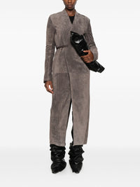 Rick Owens Women Leather Long Coat