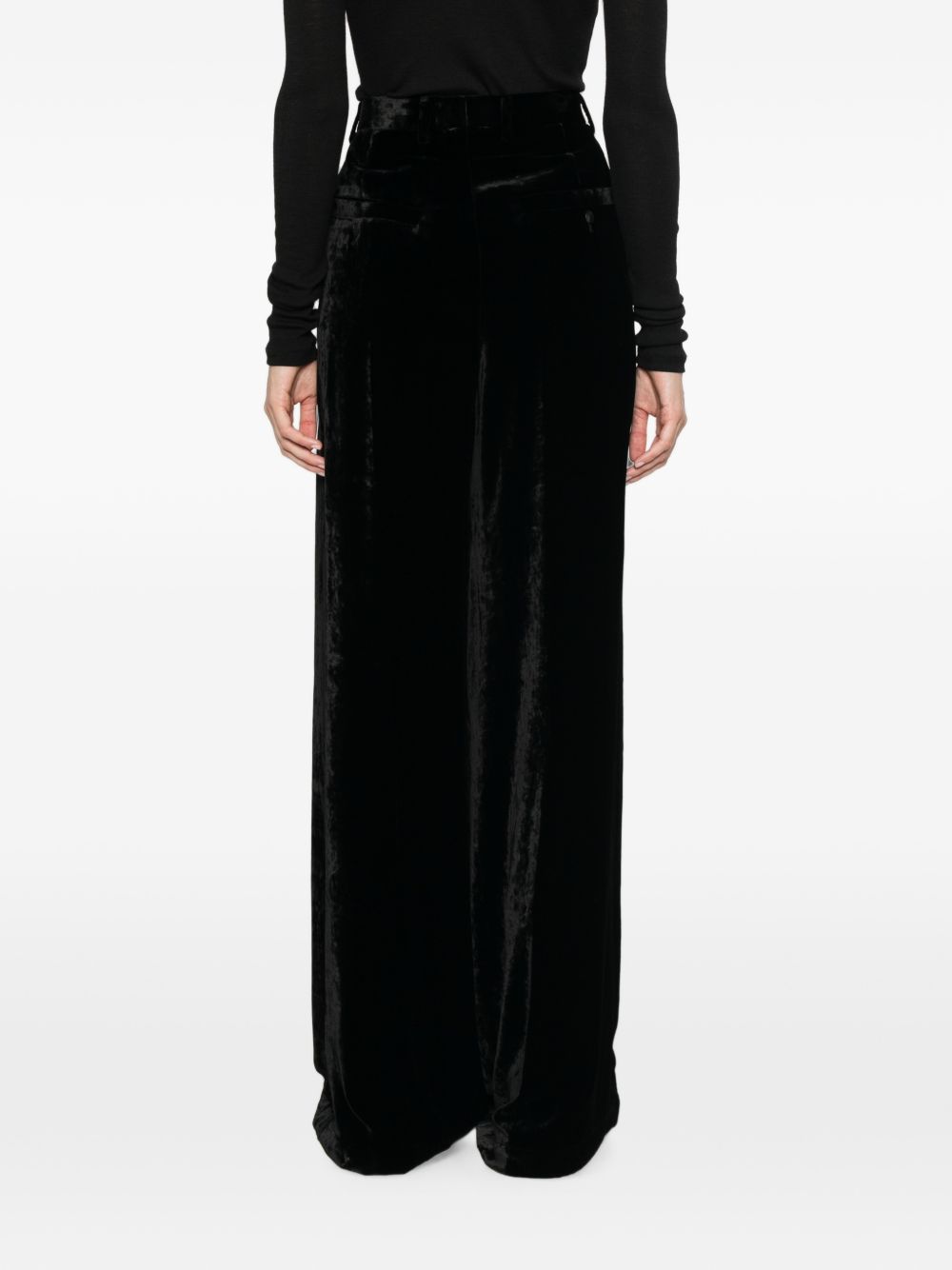 Rick Owens Women Velvet Trousers