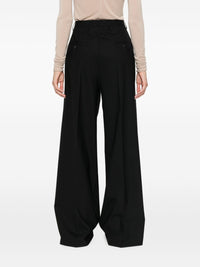 Rick Owens Women Wool Wide-Leg Trousers