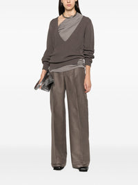 Rick Owens Women Wool V-Necked Sweater