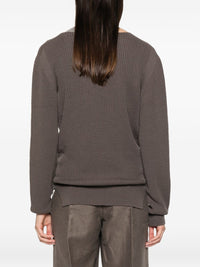 Rick Owens Women Wool V-Necked Sweater
