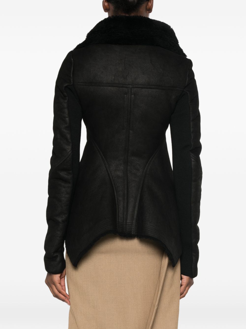 Rick Owens Women Leather Jacket
