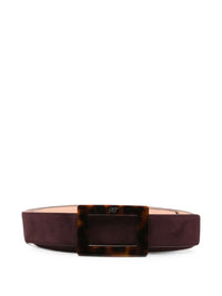 Roger Vivier Women Belle Vivier Leather Belt