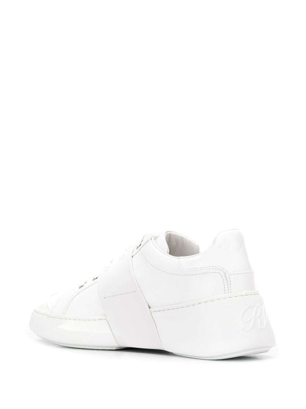 Roger Vivier Women Viv Skate Leather Sneakers