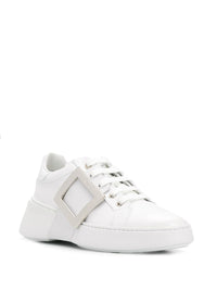 Roger Vivier Women Viv Skate Leather Sneakers