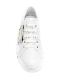 Roger Vivier Women Viv Skate Leather Sneakers