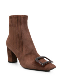 Roger Vivier Women Bellevivier Suede Leather Boots